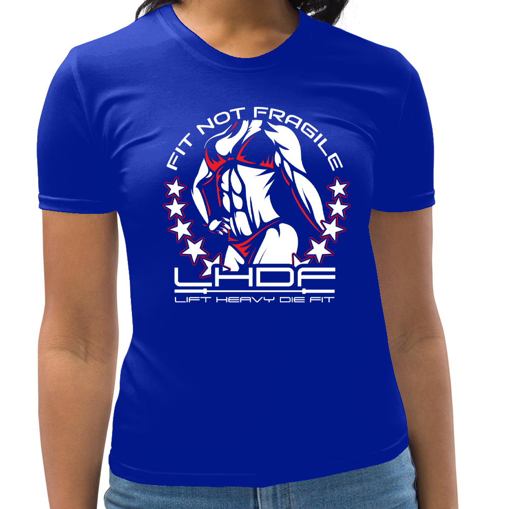 Stylish and Strong: Fit Not Fragile Women's Shirt - Empowering Fitness and Health with Premium Quality Fabric