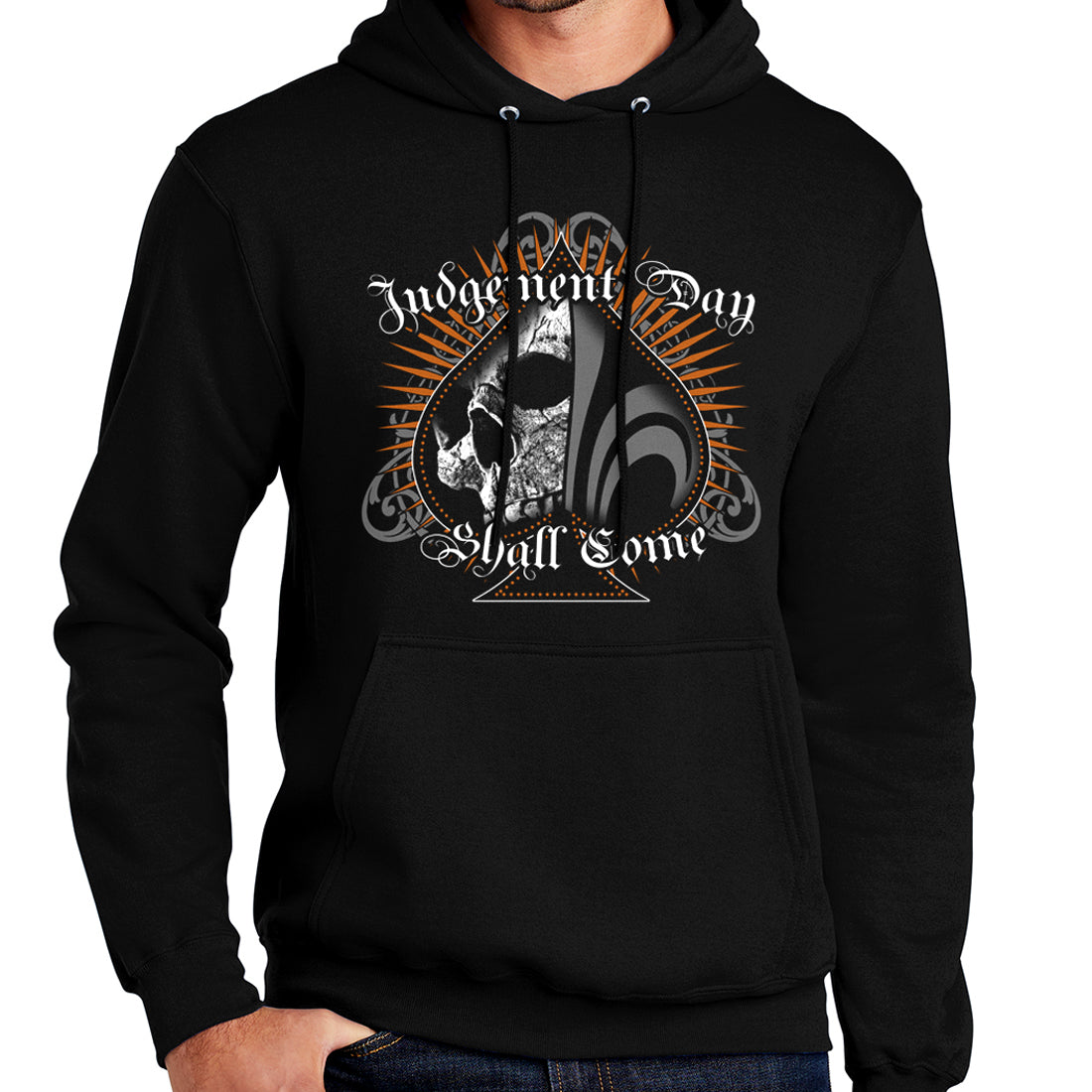 Judgement Day Shall Come / Ace of Spades - Pull Over Hoodie - Black