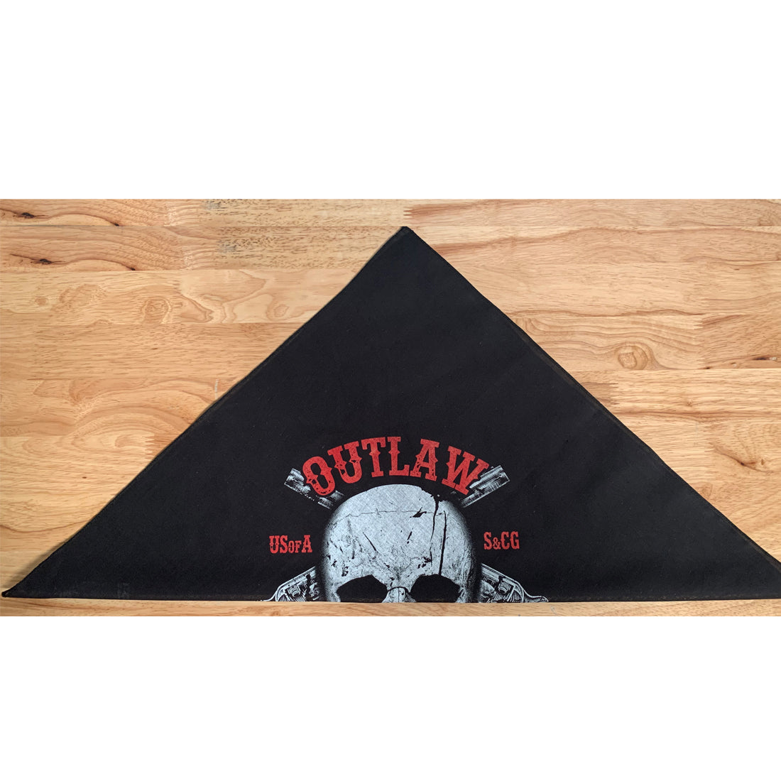 Outlaw Justice  Bandana / Face Cover - Black