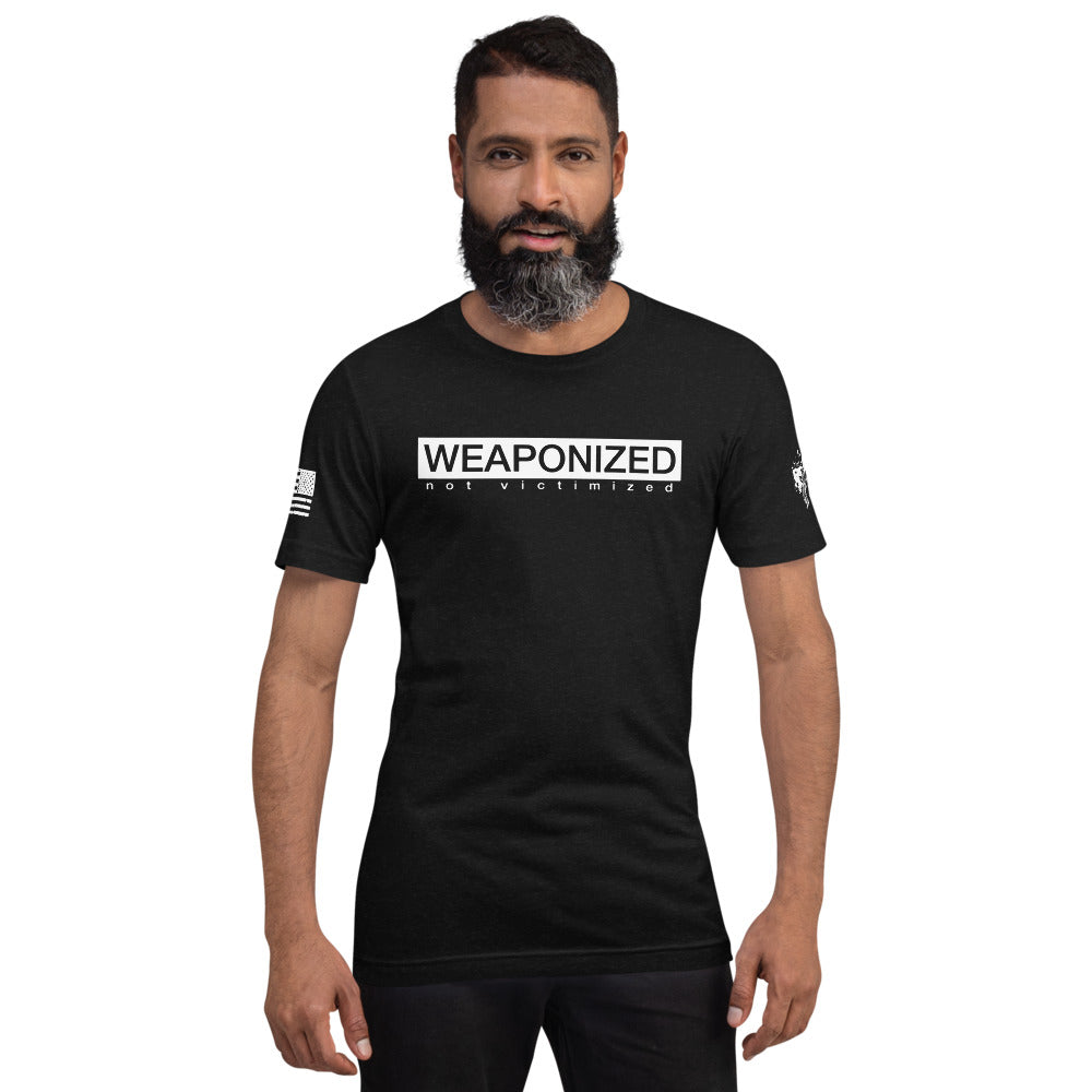 Weaponized Not Victimized Short-Sleeve Unisex T-Shirt