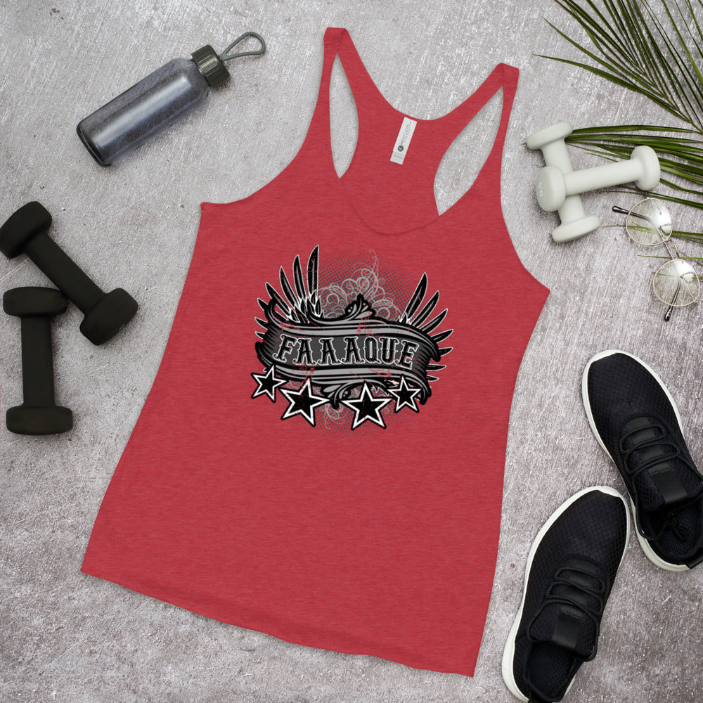Faaaque Women's Racerback Tank