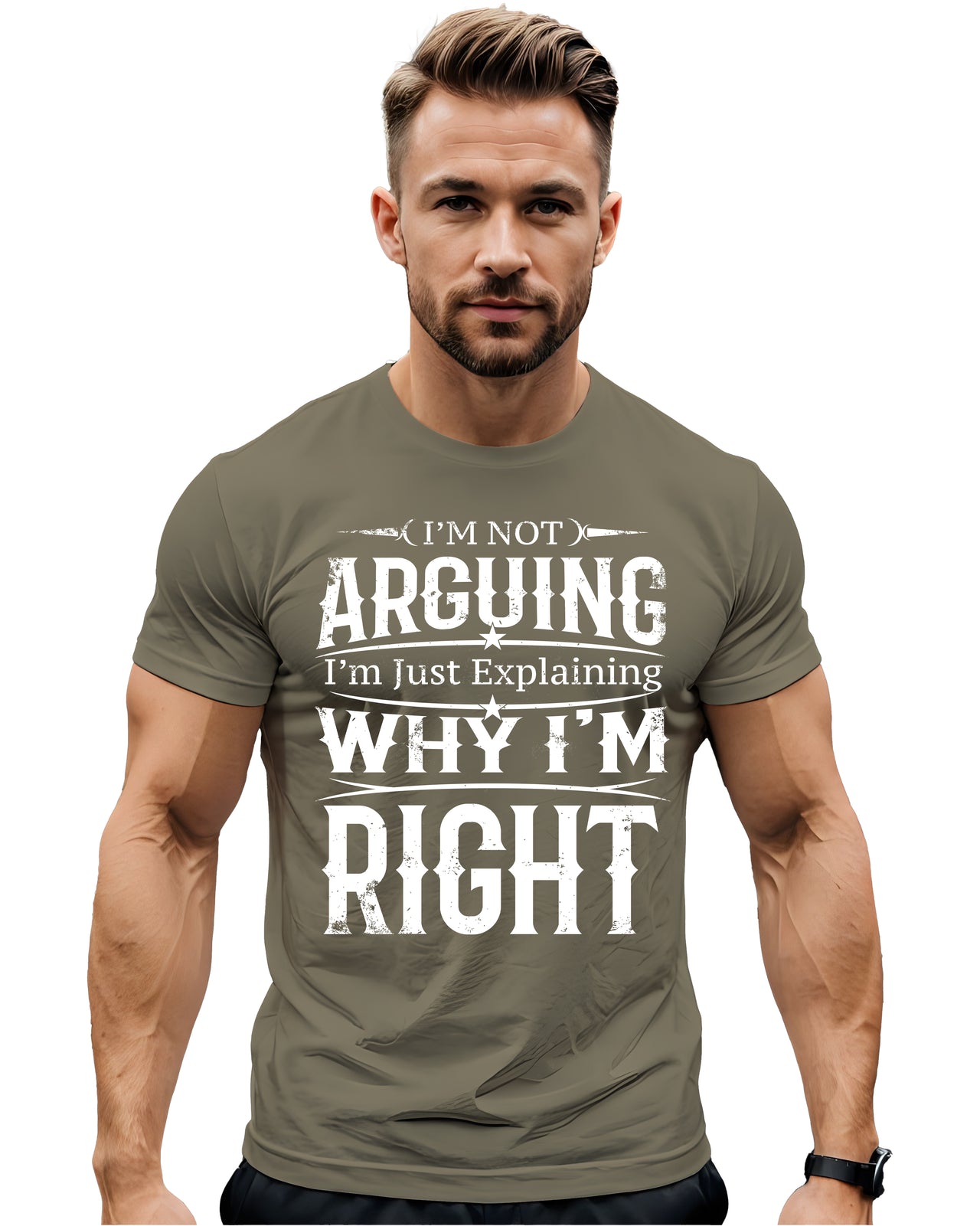 I'm Not Arguing - American Military Patriot Gym - Unisex T-shirt for Men and Women