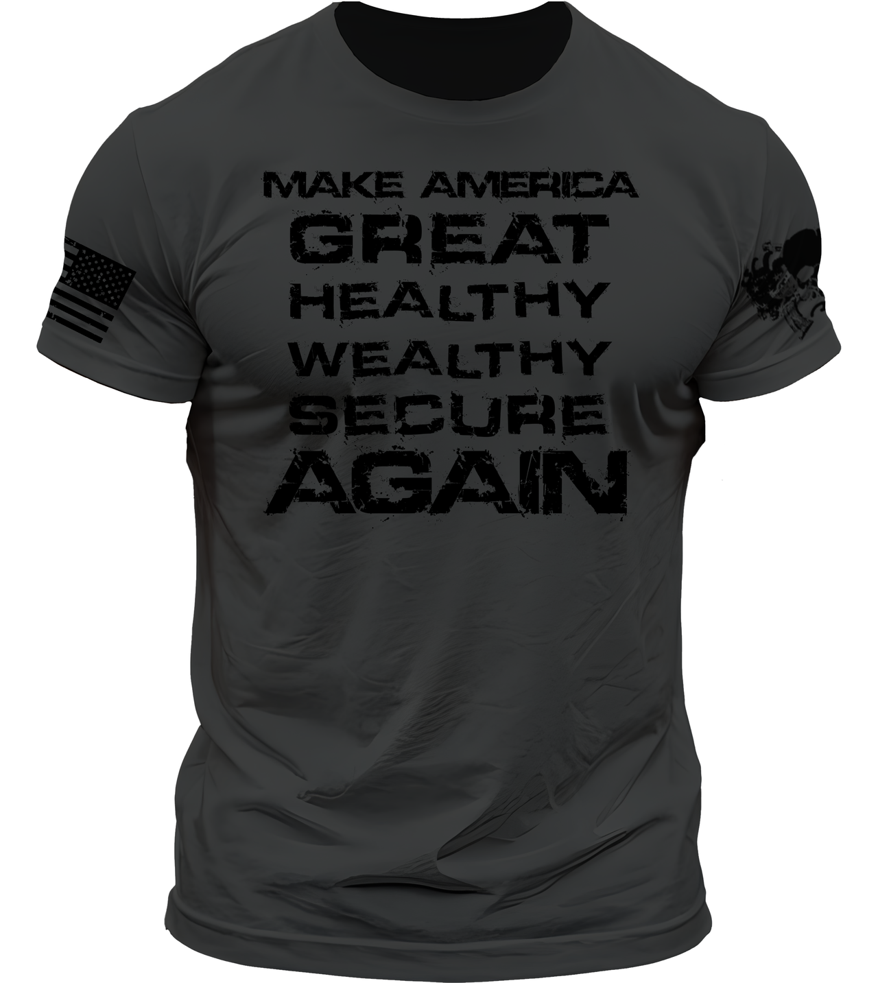 Make America Great Healthy Wealthy Secure Again - Unisex T-shirt for Men and Women