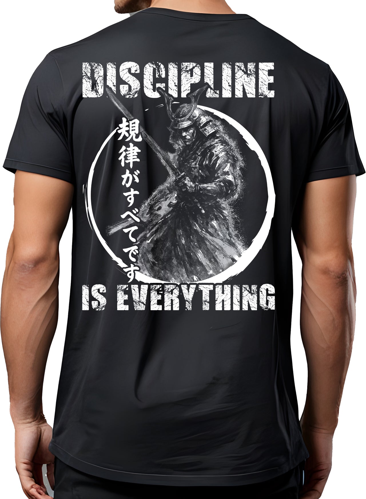 Discipline Is Everything with Samurai – Heavyweight Gym Shirt Unisex Women Men T-Shirt
