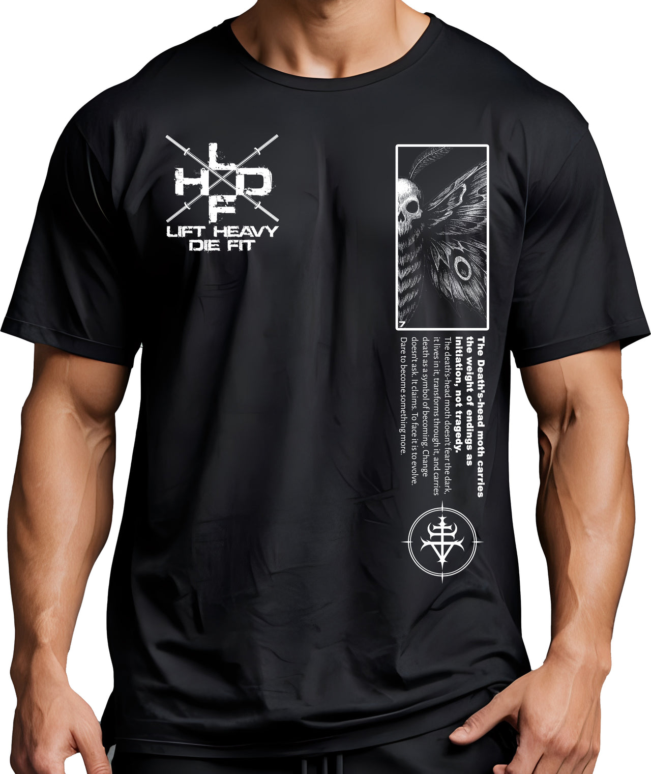 Change Is Inevitable with Death’s Head Moth – Heavyweight Gym Shirt Unisex Women Men T-Shirt