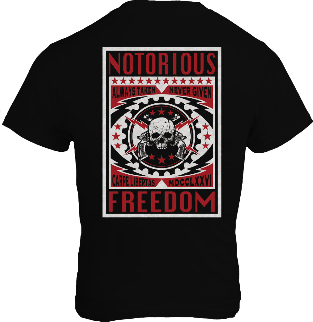 Notorious Freedom Propaganda - Black - Mens