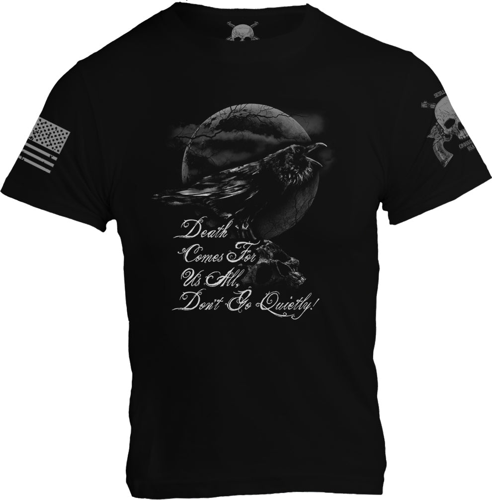 Raven "Death Comes For Us All" T-Shirt - Black - Mens