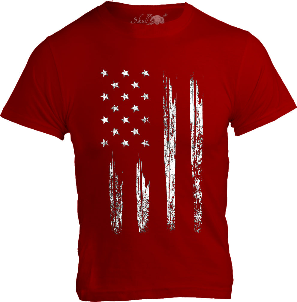 US Flag - Red - Children's T Shirt - Unisex
