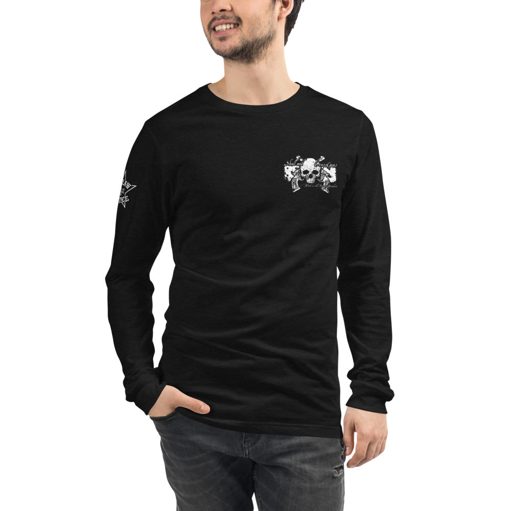 Outlaw Justice - for the rule-breakers and freedom seekers Unisex Long Sleeve Tee