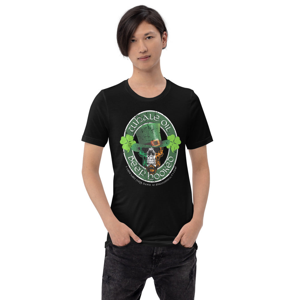 Whale Oil Beef Hooked St Patrick's Day Limited Edition Short-Sleeve Unisex T-Shirt